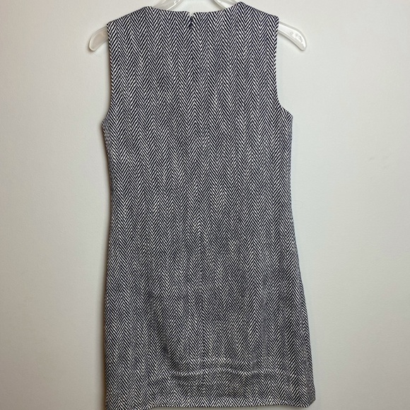 Theory White and Black Patterned Dress - Picture 3 of 4